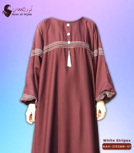 Korean Nida Lining White Strip